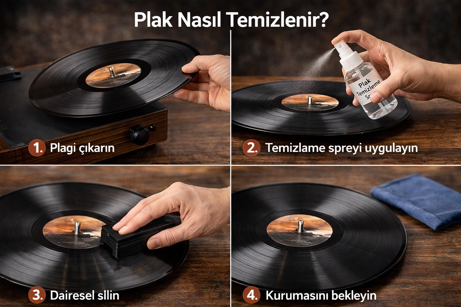 Plak Nasıl Temizlenir? Plak Bakımı İçin En Doğru Yöntemler