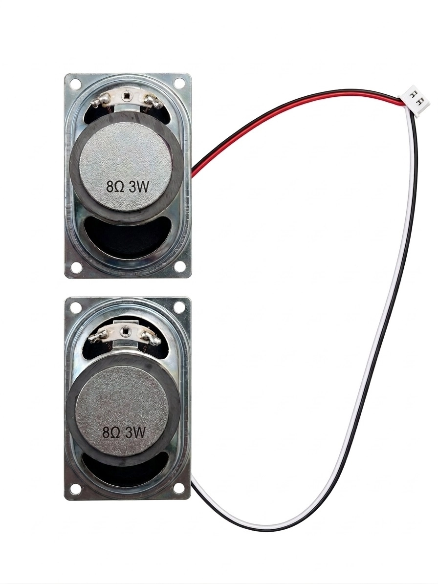2 Adet 8 Ohm 3W Kablolu Hoparlör - 4x7 cm