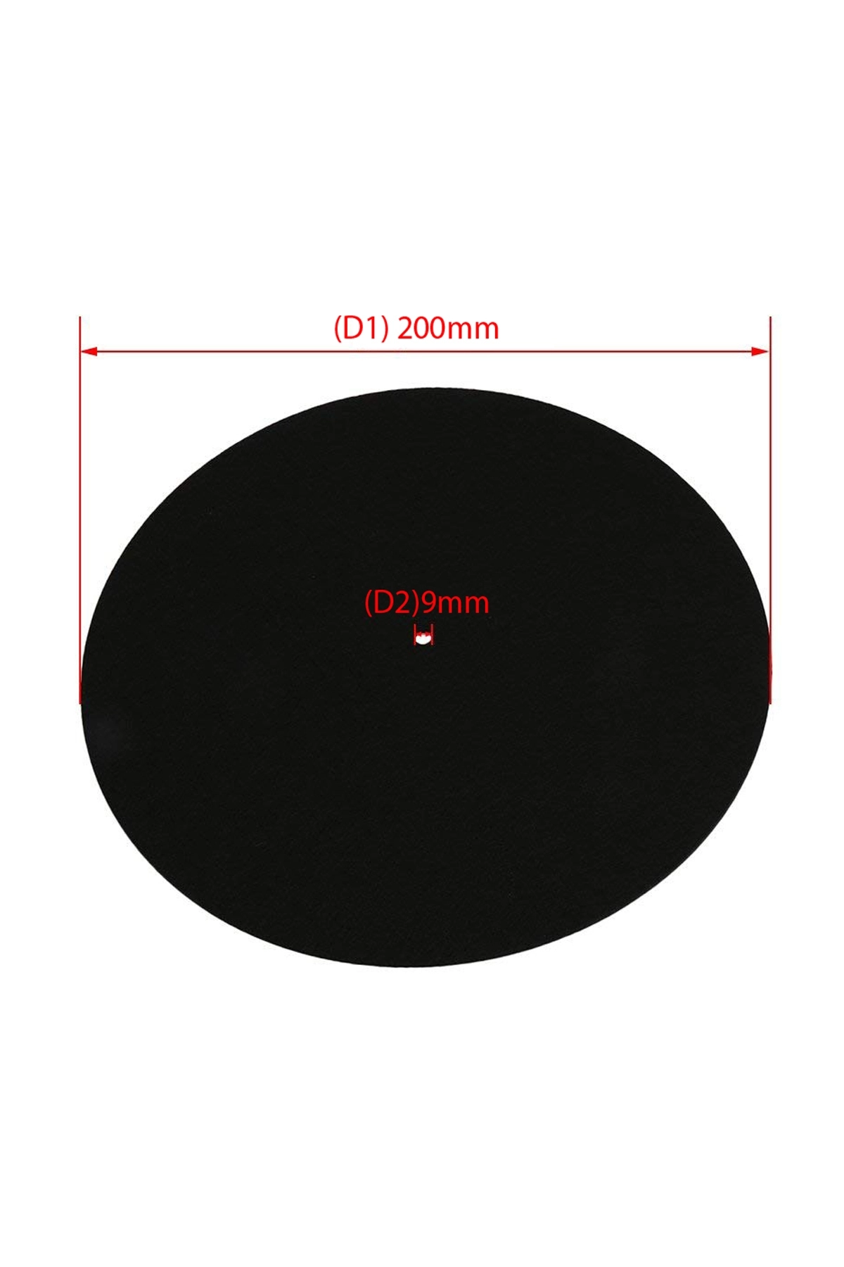 GDL Retro Antistatik Siyah Ped (Keçe) 200x9mm