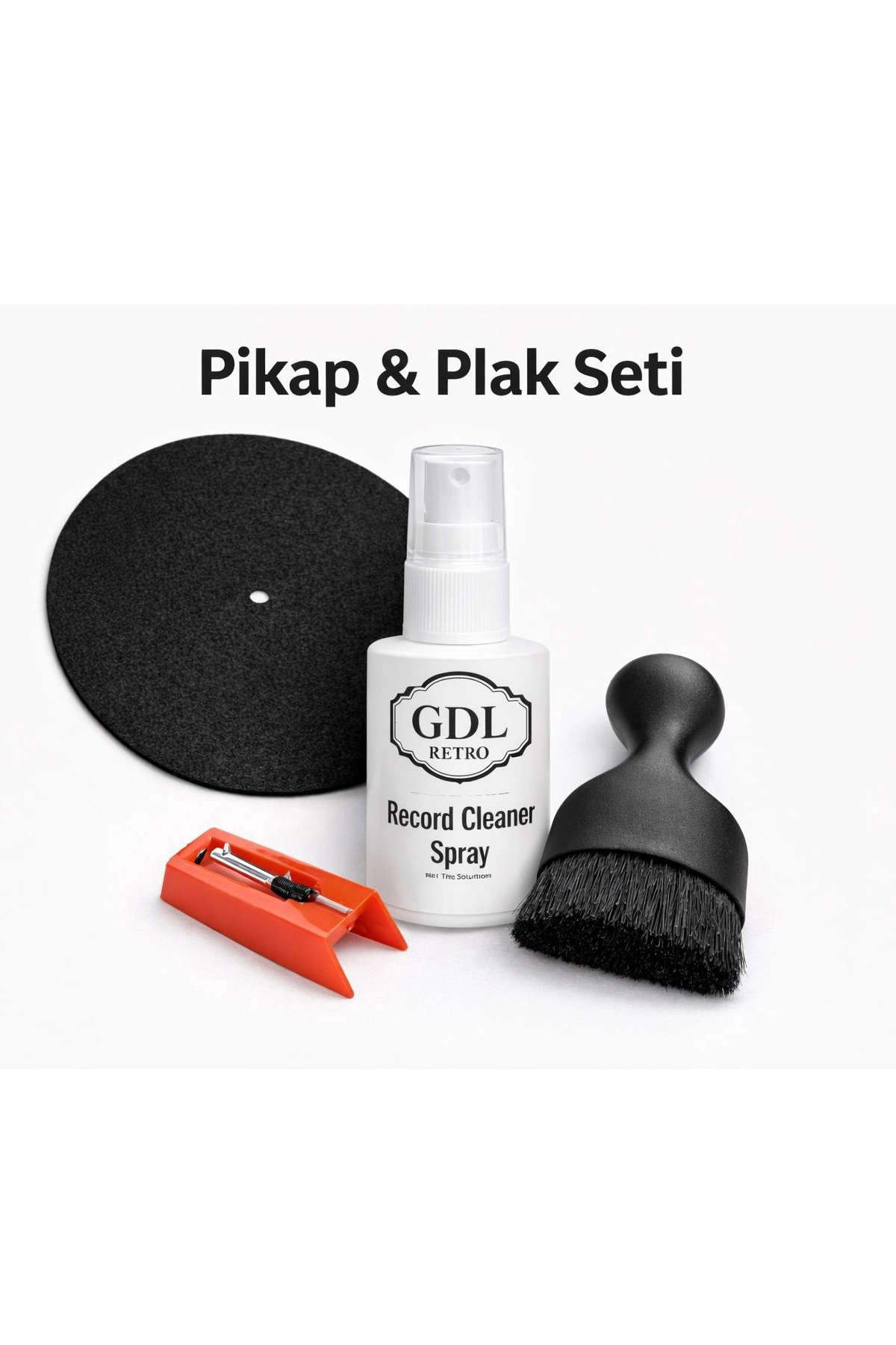 GDL Retro Premium Pikap - Plak Bakım & Koruma Seti (4 Parça)