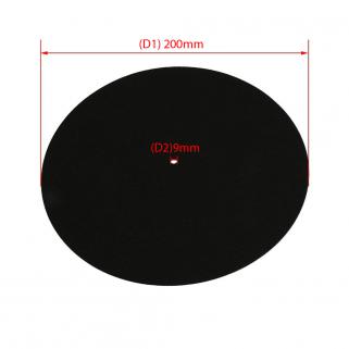 GDL Retro Antistatic Black Pad (Keçe) 200x9mm