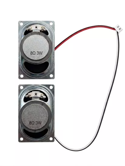 2 Adet 8 Ohm 3W Kablolu Hoparlör - 4x7 cm