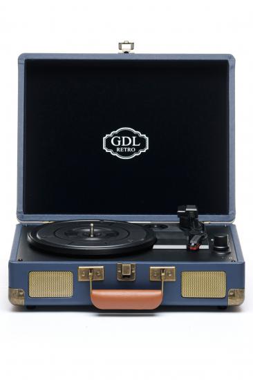GDL Retro Çanta Pikap T317B Lacivert (Bluetooth-Şarjlı)