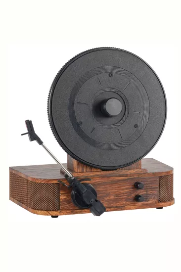 Bluetooth’lu Dikey Pikap GDL Retro W286B | Hoparlörlü Plak Çala