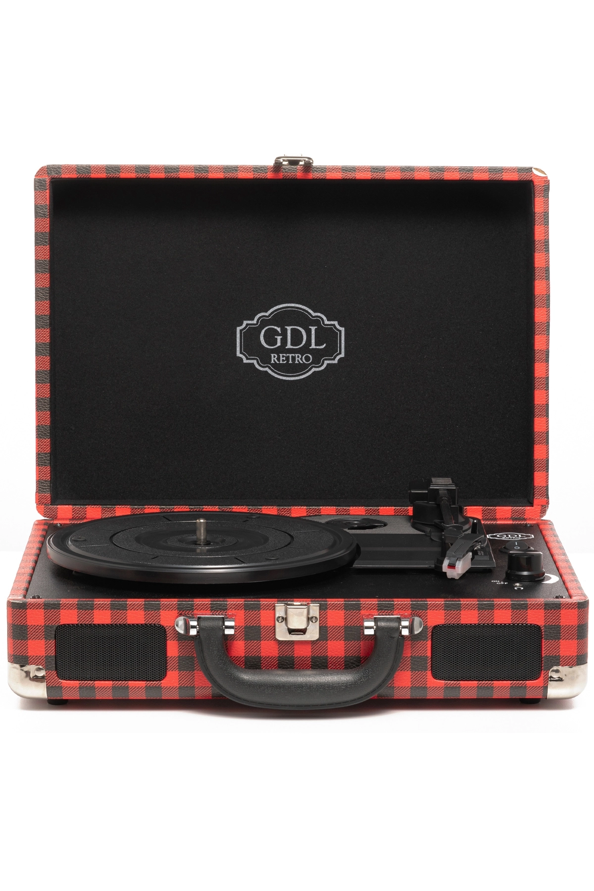 GDL Retro T317B PRO KS Plak Çalar – Bluetooth, Şarjlı ve Taşınabilir Profesyonel Pikap