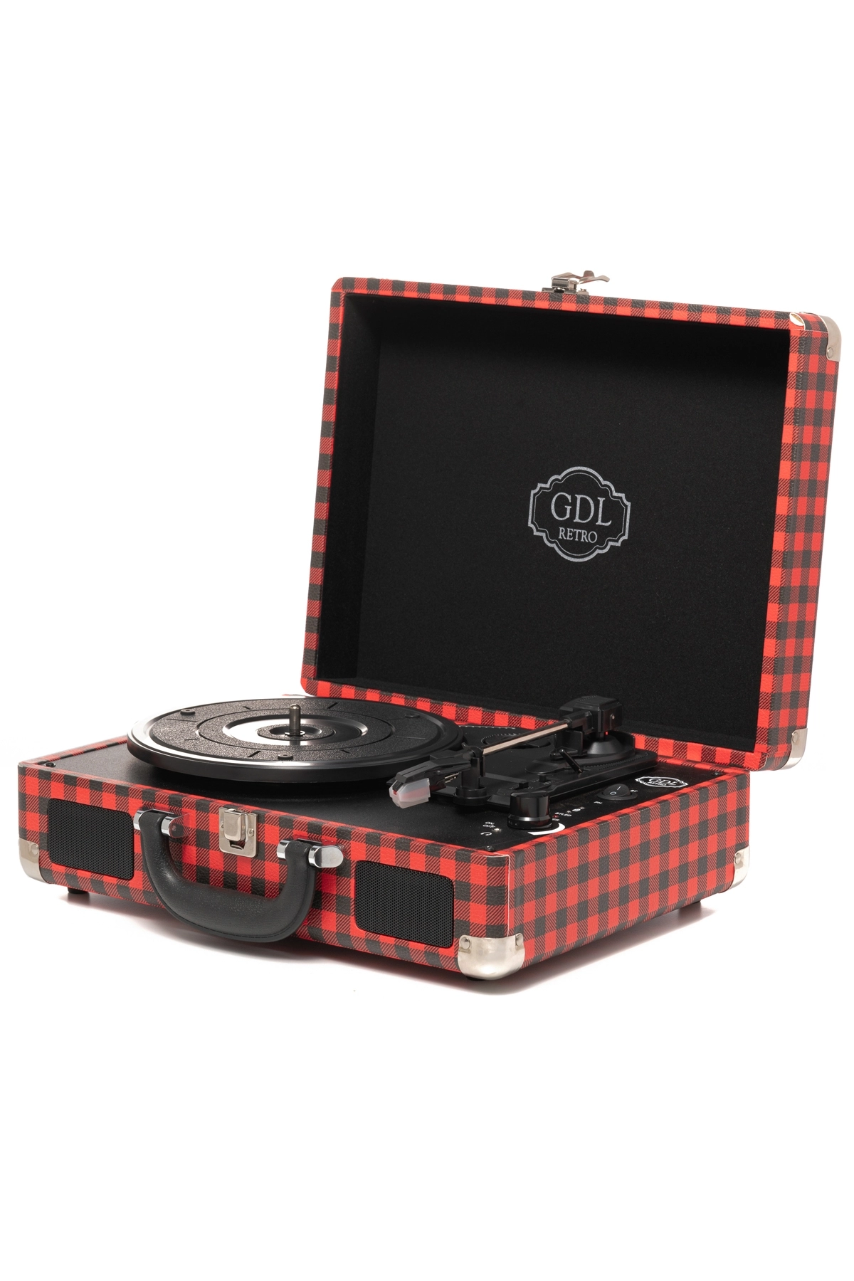 GDL Retro T317B PRO KS Plak Çalar – Bluetooth, Şarjlı ve Taşınabilir Profesyonel Pikap