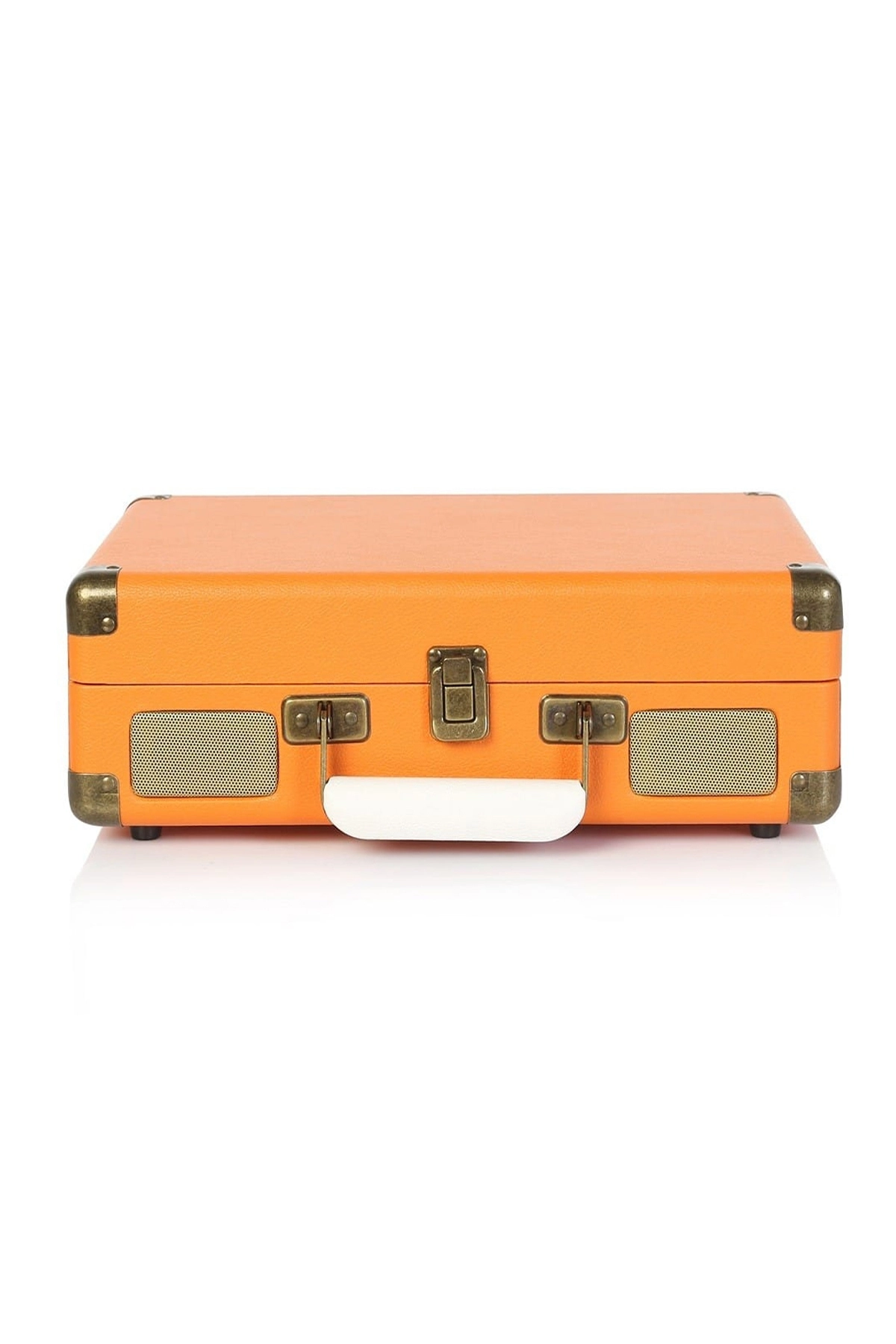 GDL Retro Çanta Pikap T317B Turuncu – Bluetooth, Şarjlı ve Taşınabilir Retro Plak Çalar