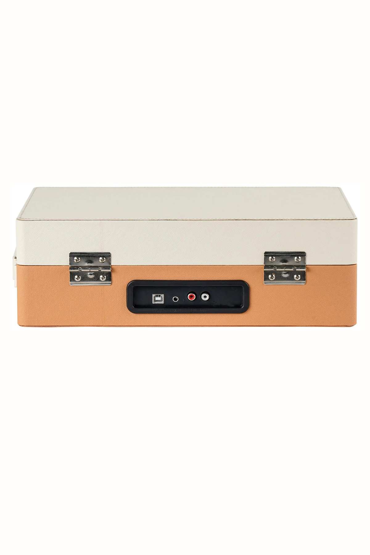 GDL Retro Çanta Pikap T417B Krem – Bluetooth, Dahili Hoparlör ve Metal İğneli Taşınabilir Plak Çalar