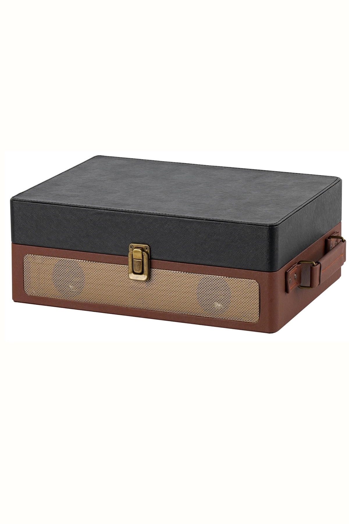 GDL Retro VIP Çanta Pikap T417B – Bluetooth, Dahili Hoparlör ve Metal İğneli Taşınabilir Plak Çalar