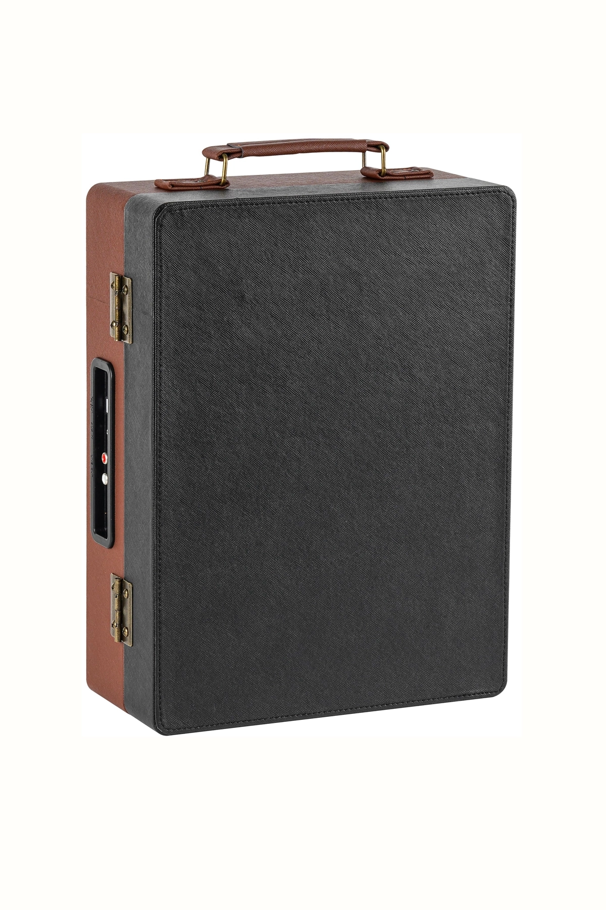 GDL Retro VIP Çanta Pikap T417B – Bluetooth, Dahili Hoparlör ve Metal İğneli Taşınabilir Plak Çalar