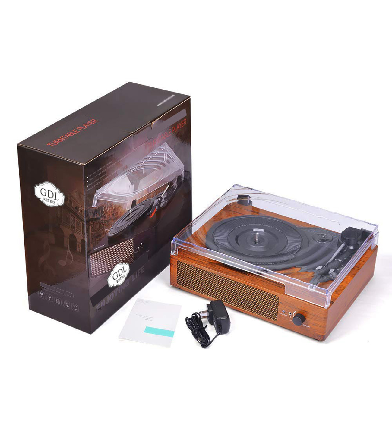 GDL Retro T500 Oka Turntable (Bluetooth)