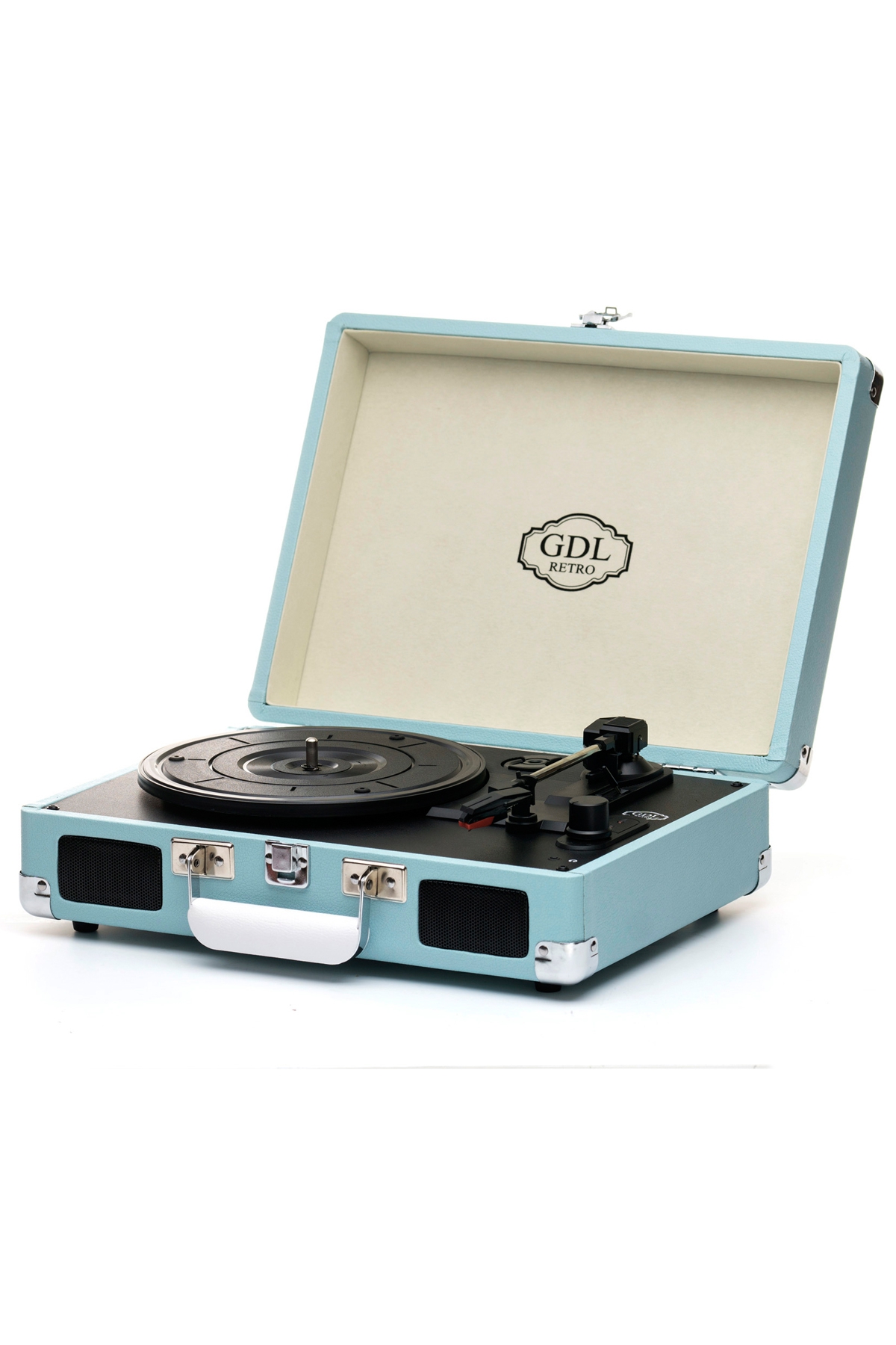 GDL Retro Çanta Pikap T317b - Mavi (Bluetooth ve Şarjlı)