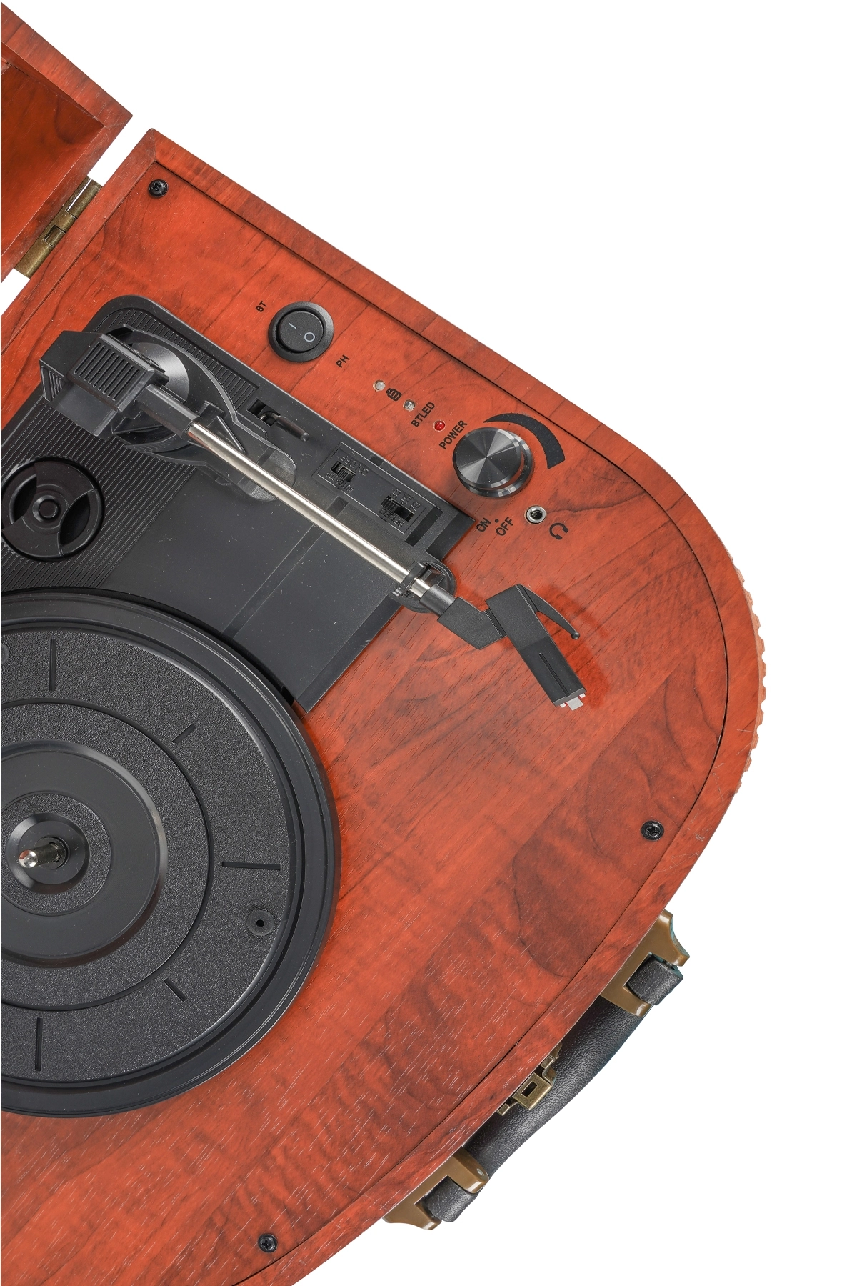 GDL Retro TT44B VIP Plak Çalar – Bluetooth, Dahili Hoparlör ve Metal İğneli ŞARJLI